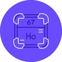 Holmium Duo tune color circle Icon vector