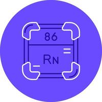 Radon Duo tune color circle Icon vector