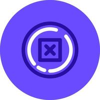 Delete Duo tune color circle Icon vector