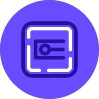 Endpoint Duo tune color circle Icon vector