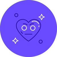 Embarrassed Duo tune color circle Icon vector