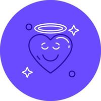 Angel Duo tune color circle Icon vector