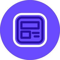 Layout Duo tune color circle Icon vector