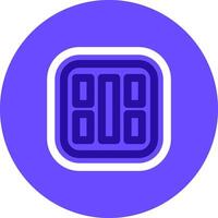 Layout Duo tune color circle Icon vector