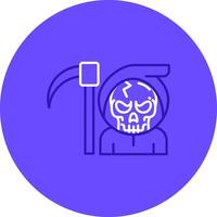 Death Duo tune color circle Icon vector