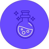 Potion Duo tune color circle Icon vector