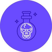 Potion Duo tune color circle Icon vector