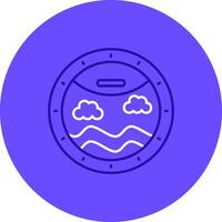 Porthole Duo tune color circle Icon vector