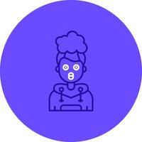 Exploding Duo tune color circle Icon vector