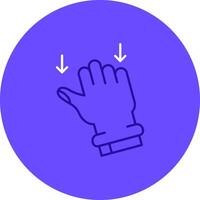Drag Duo tune color circle Icon vector