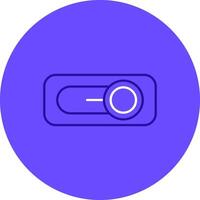 cambiar dúo melodía color circulo icono vector