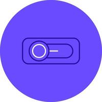 Switch Duo tune color circle Icon vector