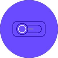 cambiar dúo melodía color circulo icono vector