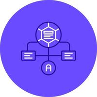 Workflow Duo tune color circle Icon vector