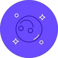 FALSE Duo tune color circle Icon vector