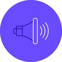 volume up Duo tune color circle Icon vector