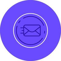 Send Duo tune color circle Icon vector