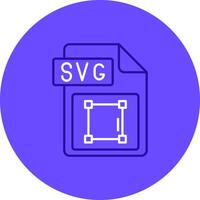 Svg file format Duo tune color circle Icon vector