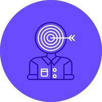 Audience Duo tune color circle Icon vector