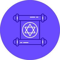 Papyrus Duo tune color circle Icon vector