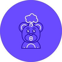 Exploding Duo tune color circle Icon vector