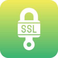 icono de vector de ssl