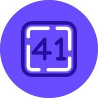 Forty Duo tune color circle Icon vector