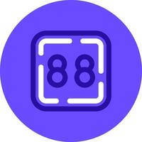 Eighty Eight Duo tune color circle Icon vector