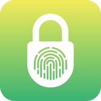 Fingerprint Vector Icon