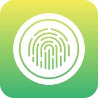 Fingerprint Vector Icon