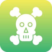 Skull And Bones Vector Icon