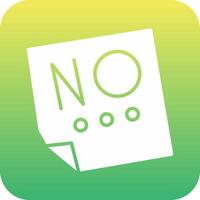 Say No Vector Icon