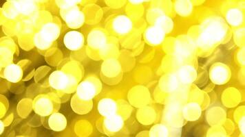 animated gold bokeh video