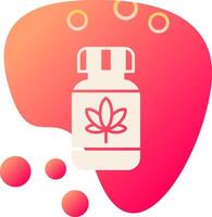 Cannabis oil Vector Icon