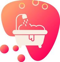 icono de vector de baño