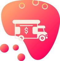 Bank Truck Vector Icon