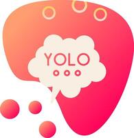 yolo vector icono