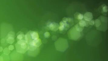 animated green  bokeh video