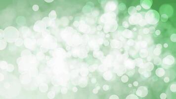 animated green  bokeh video