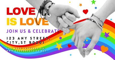 Love is Love Event for Facebook Ad template