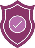 Safety Glyph Two Colour Icon vector