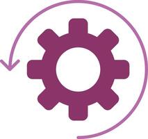 Automate Glyph Two Colour Icon vector