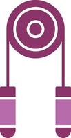 Hand Grip Glyph Two Colour Icon vector