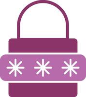 Password Glyph Two Colour Icon vector