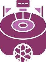 Stadium Glyph Two Colour Icon vector