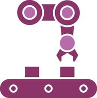 Machine Glyph Two Colour Icon vector