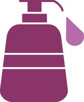 Liquid Soap Glyph Two Colour Icon vector