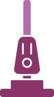 Vacuum Cleaner Glyph Two Colour Icon vector