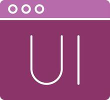 Ui Glyph Two Colour Icon vector