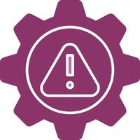 Risk Management Glyph Two Colour Icon vector